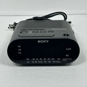 Sony Dream Machine Clock Radio ICF-C218 Black Tested/Working